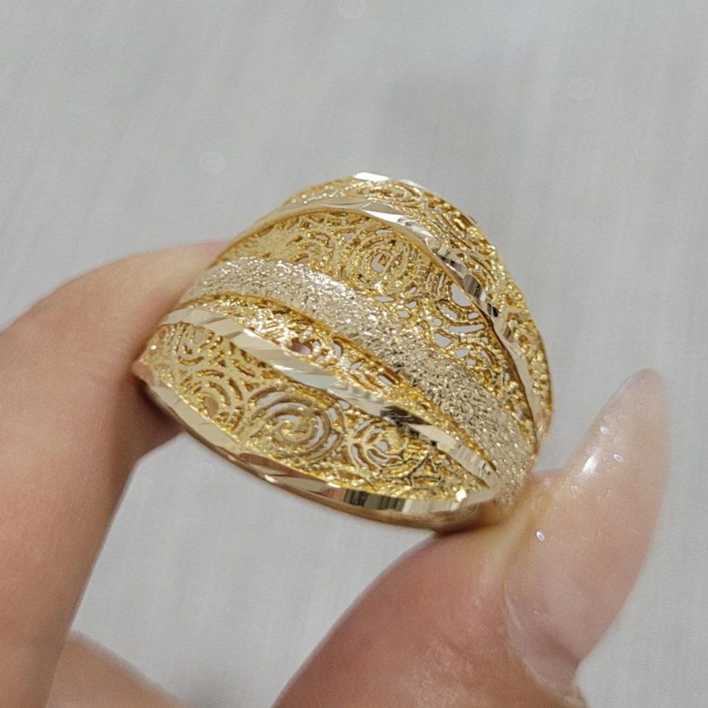 خرید اینترنتی قیمت انگشتر طلاروس کد 15143