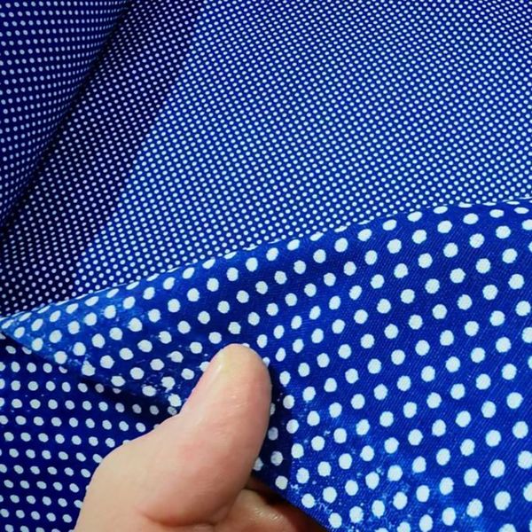 پارچه آشپزخانه خال ریز سرمه‌ای عرض 2 متر