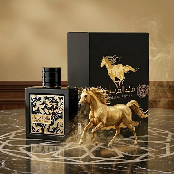 عطر ادکلن اصل امارات زنانه مردانه قاید الفرسان لطافه با هولوگرام 3 بعدی