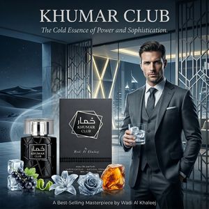 عطر جدید اصل امارات مردانه کلاب دنایت اینتنس وادی الخلیج حجم 100 میل