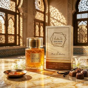 مشخصات عطر جدید اصل امارات زنانه اکلایر وادی الخلیج مدل خمار کارامل حجم 100 میل