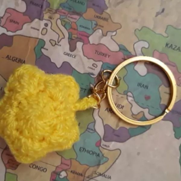 سرکلیدی ستاره بافتنی گوگولی