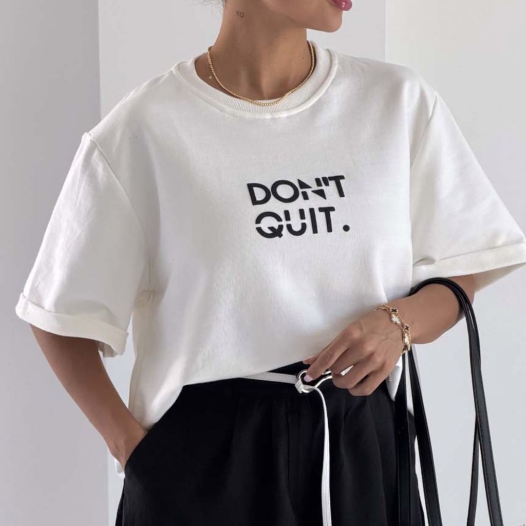 فروش اینترنتی ست تیشرت و شلوار DONT QUIT کد 160947
