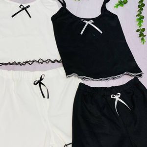 خرید اینترنتی تاپ شورتک پاپیون