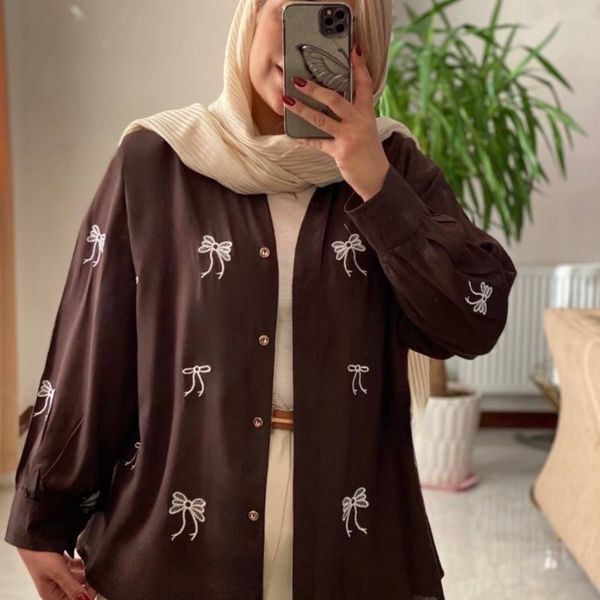 مانتو گلدوزی سنجاقک