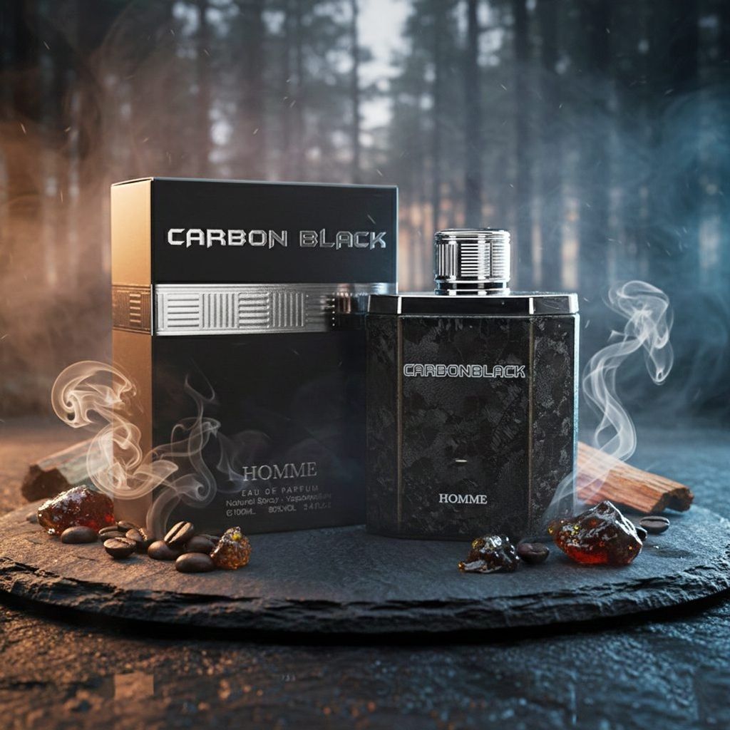 فروش اینترنتی عطر ادکلن مردانه کربن بلک فراگرنس ورد مدل کربن بلک
