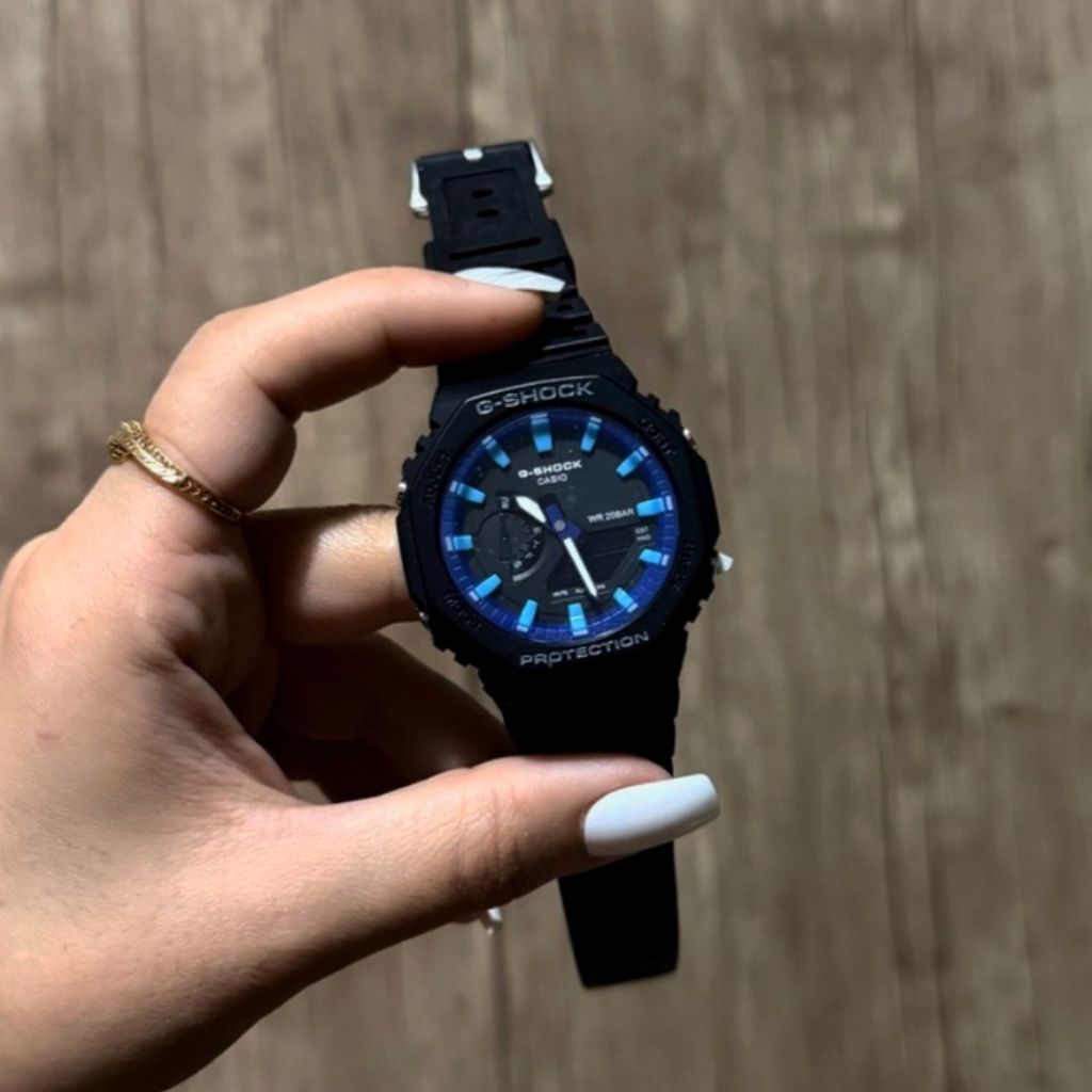 خرید آنلاین ساعت مچی مردانه و پسرانه کاسیو جی شاک بدنه سبز رنگ casio Gshock