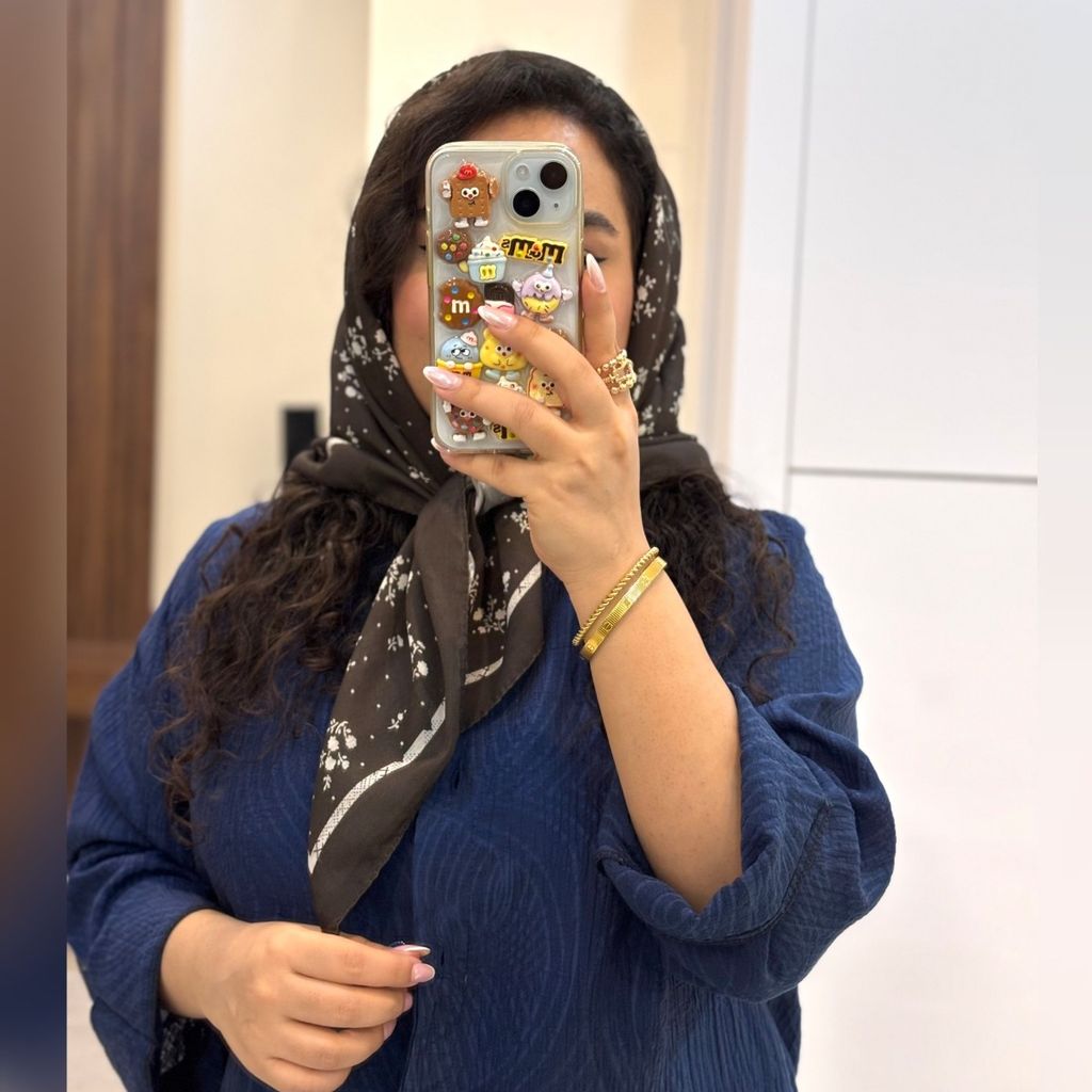 خرید انلاین مینی اسکارف موکا