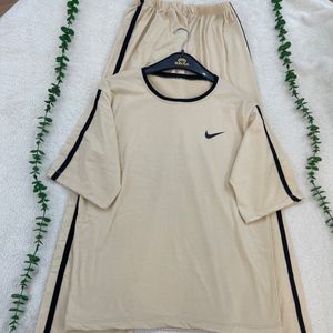 خرید آنلاین تیشرت شلوار زنانه طرح نایک NIKE