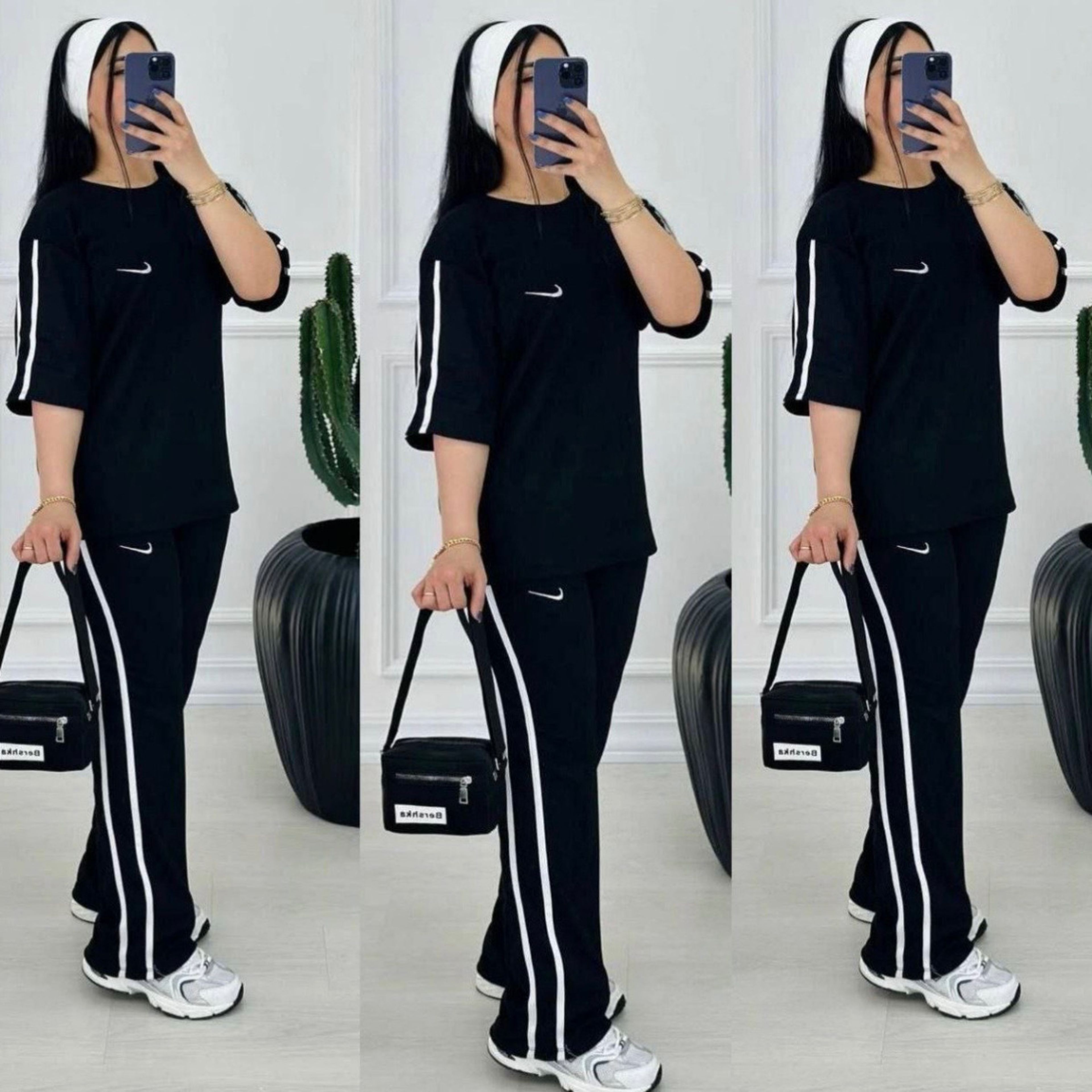 مشخصات تیشرت شلوار زنانه طرح نایک NIKE