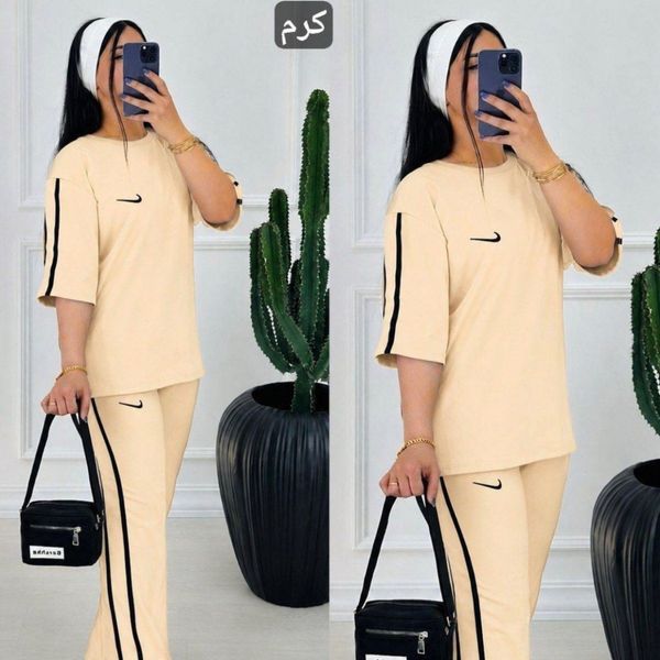 تیشرت شلوار زنانه طرح نایک NIKE