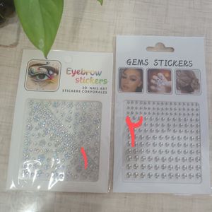 نگین چسبی مو و صورت ng