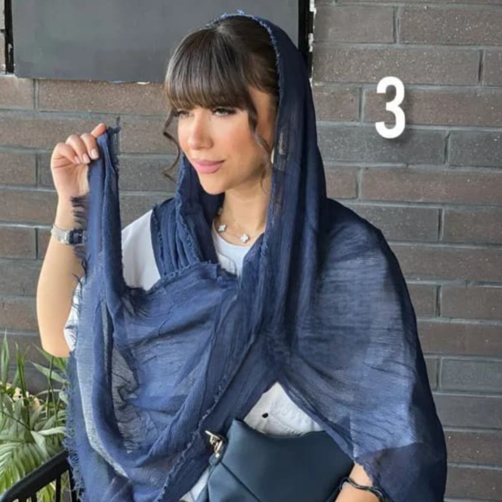 مشخصات شال کنفی دورریش جاسمین شیک زنانه
