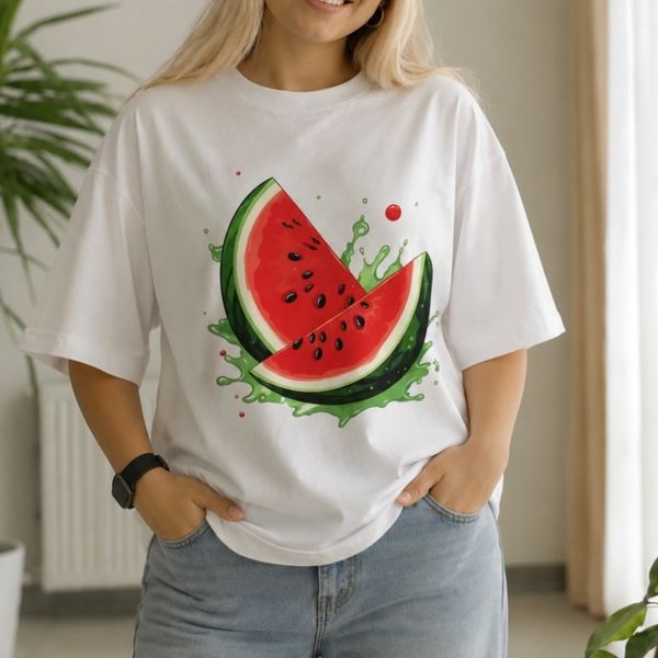 تیشرت باکسی میوه