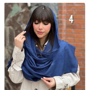 شال پفکی اکلیلی شاین سرمه ای شیک زنانه