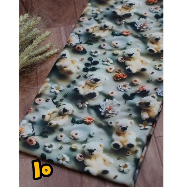 پارچه تریکو لاکرا طرحدار