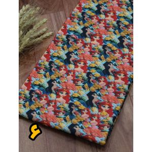 فروش اینترنتی پارچه تریکو لاکرا طرحدار