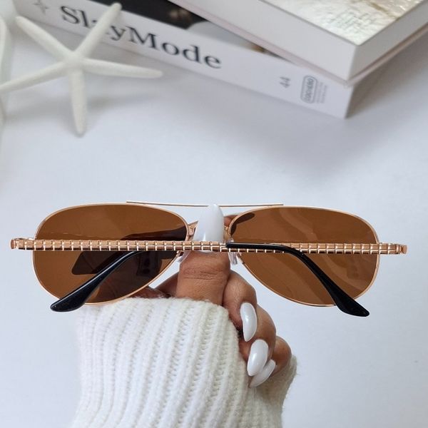 عینک آفتابی مردانه پلاریزه قهوه ای