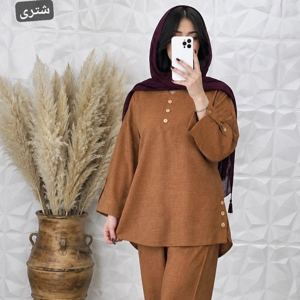 ست مانتو شلوار ماهک