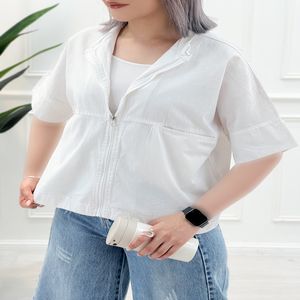 وست زیپدار زنانه آرمیتا - سفید