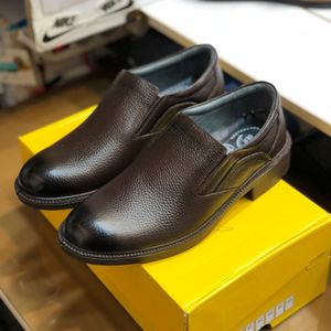 کفش چرم مردانه مجلسی ایپک رنگ سوخته19