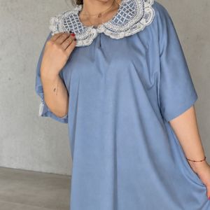 مشخصات پیراهن بلند جین زنانه
