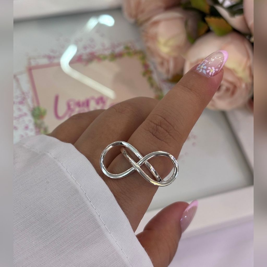 فروش اینترنتی انگشتر آبکاری نقره رنگ ثابت