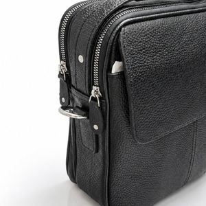 فروش اینترنتی کیف رودوشی دوزیپ تمام چرم گاوی