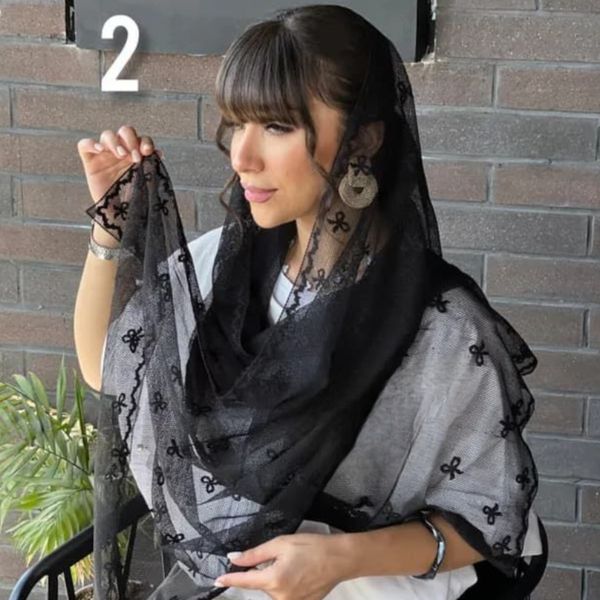 شال گیپور پاپیون حاشیه طرحدار