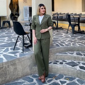 خرید اینترنتی ست کت و شلوار زنانه مدل شارلوت کالکشن فروزان نریمیسا