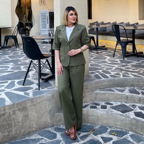 ست کت و شلوار زنانه مدل شارلوت کالکشن فروزان نریمیسا
