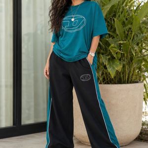 ست تیشرت شلوار زنانه دخترانه لش گلکسی پنبه