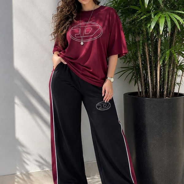 ست تیشرت شلوار زنانه دخترانه لش گلکسی پنبه