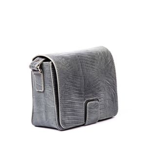 کیف زنانه چرم طبیعی مدل (لیزارد - طوسی)