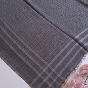 خرید اینترنتی قیمت روسری لنین لمه دار قواره 120 رنگ طوسی