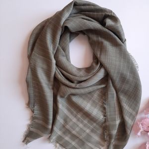روسری لنین لمه دار قواره 120 رنگ سبز سدریکناری