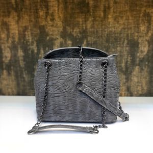 کیف رودوشی دو زیپ خاکستری
