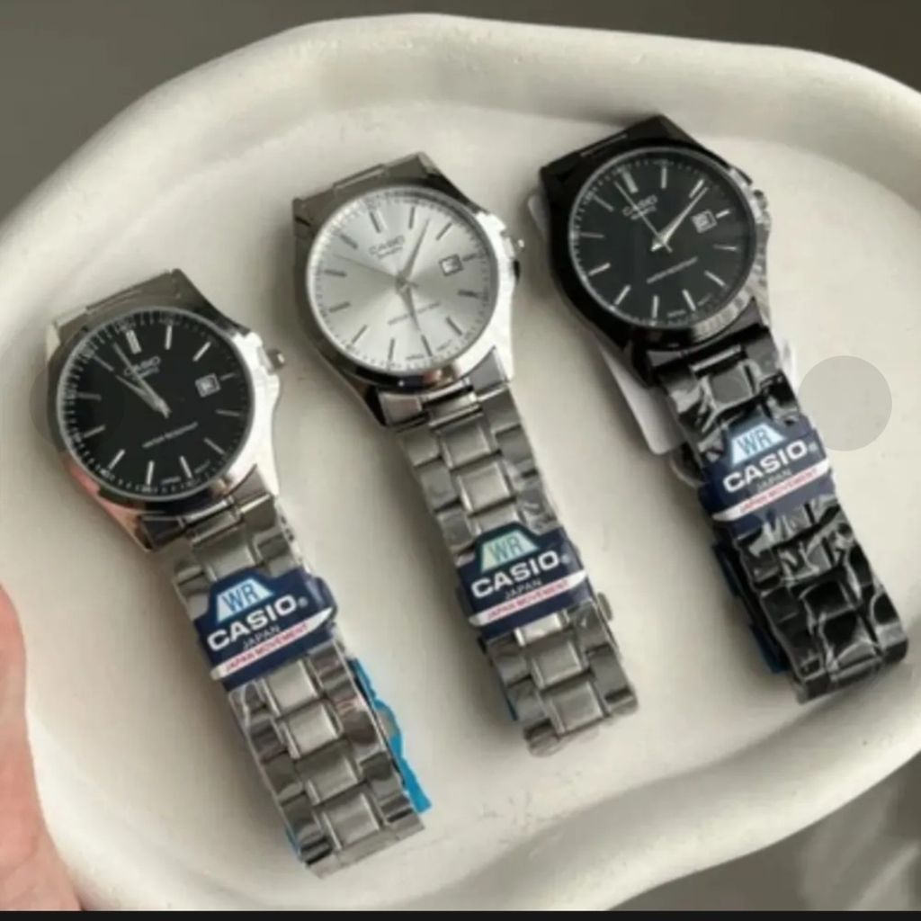 قیمت ارزان ساعت مچی بند استیل CASIO | ساعت کاسیو تاریخ شمار
