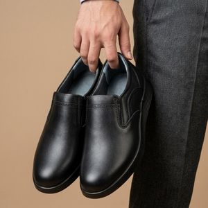 خرید آنلاین کفش چرم مردانه مدل فانتوم مشکی 412