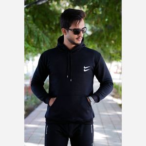 خرید اینترنتی هودی مردانه بیسیک سه نخ داخل کرکی در 6 رنگ جذاب