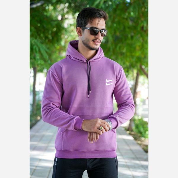 هودی مردانه بیسیک سه نخ داخل کرکی در 6 رنگ جذاب