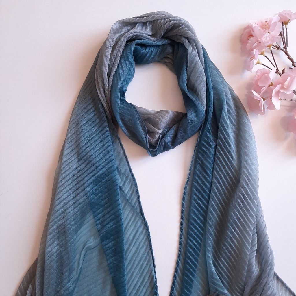 خرید اینترنتی قیمت شال پلیسه شنی طیف رنگ کد 2920