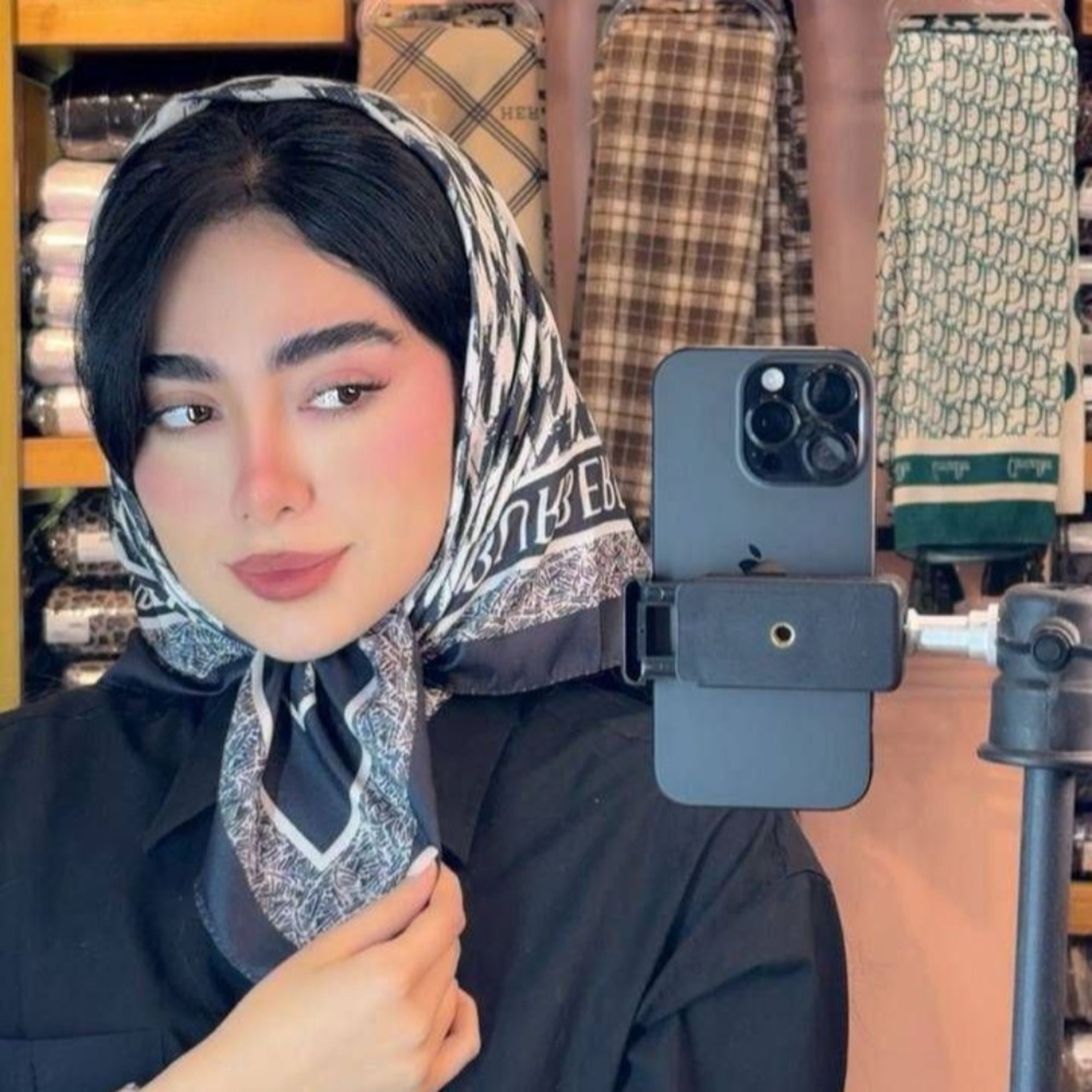 خرید انلاین مینی اسکارف نخی