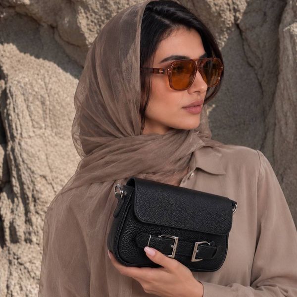 کیف رودوشی چرم طبیعی زنانه