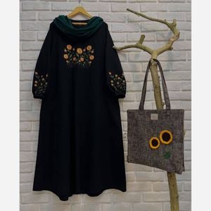 خرید اینترنتی کفتان آفتابگردان زنانه