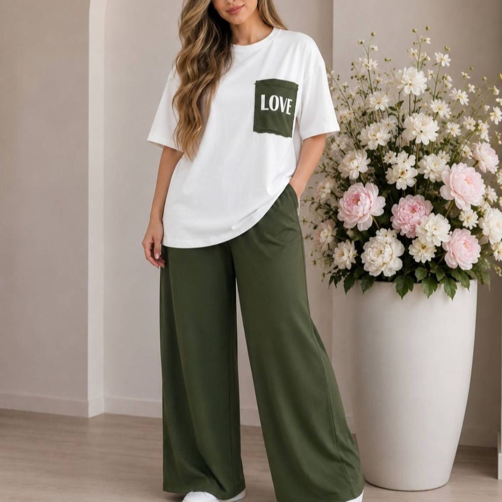خرید اینترنتی ست تیشرت شلوار Love