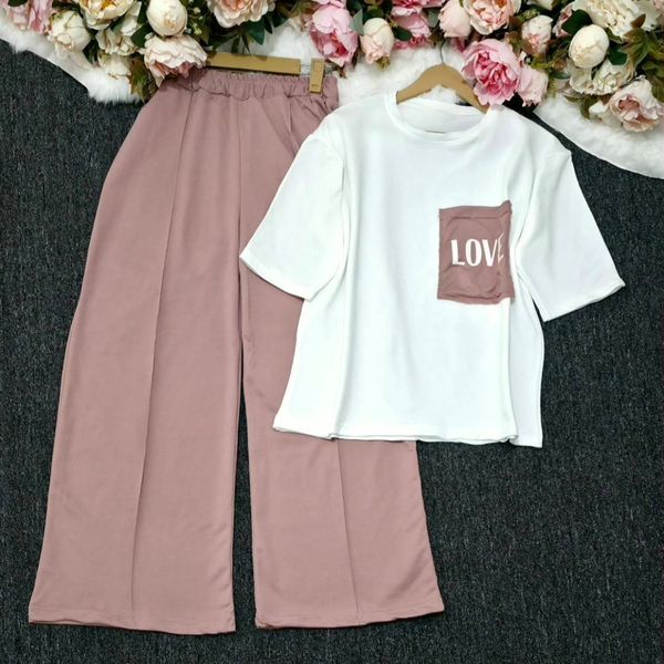 ست تیشرت شلوار Love