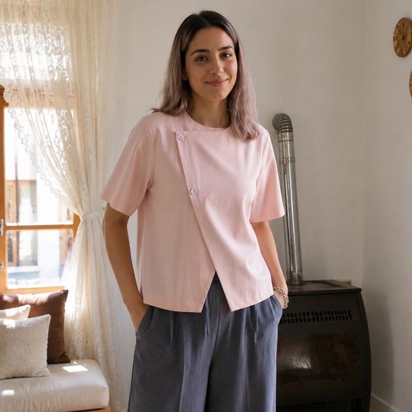 وست زنانه دکمه دار