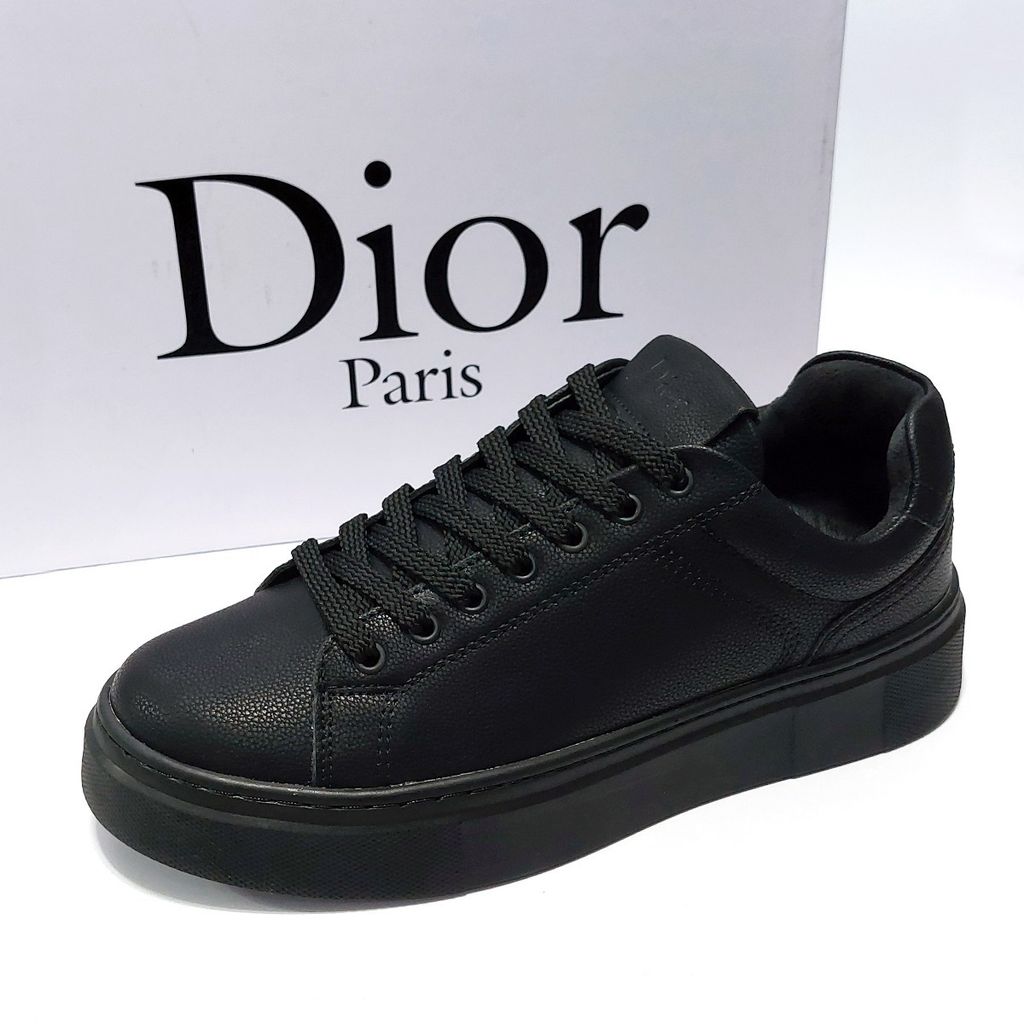 قیمت ارزان ونس محبوب طرح دیور مشکی تمام درجه یک با پاخور زیبا Vans Dior