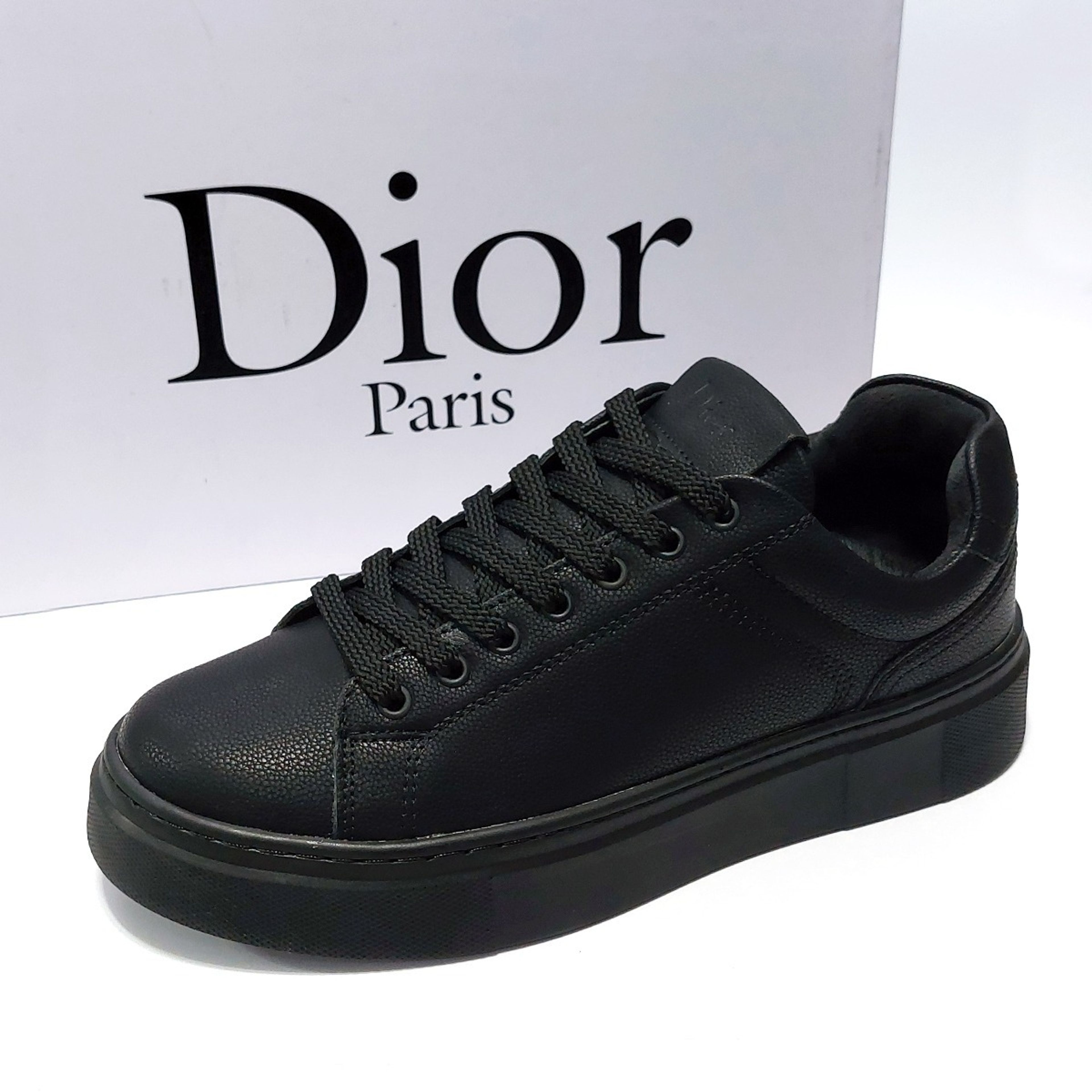 قیمت ارزان ونس محبوب طرح دیور مشکی تمام درجه یک با پاخور زیبا Vans Dior